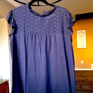 Navy Loft Blouse